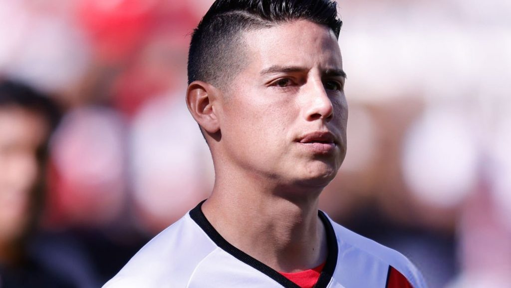 James Rodríguez no Rayo Vallecano - Foto: Reprodução/Rayo Vallecano