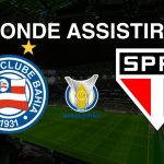 Bahia x São Paulo pelo Brasileirão. Foto: Reprodução