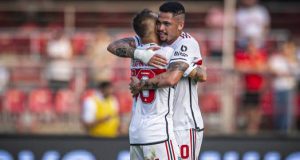 Rafinha e Luciano são lideres do elenco do SPFC. Foto: Rubens Chiri