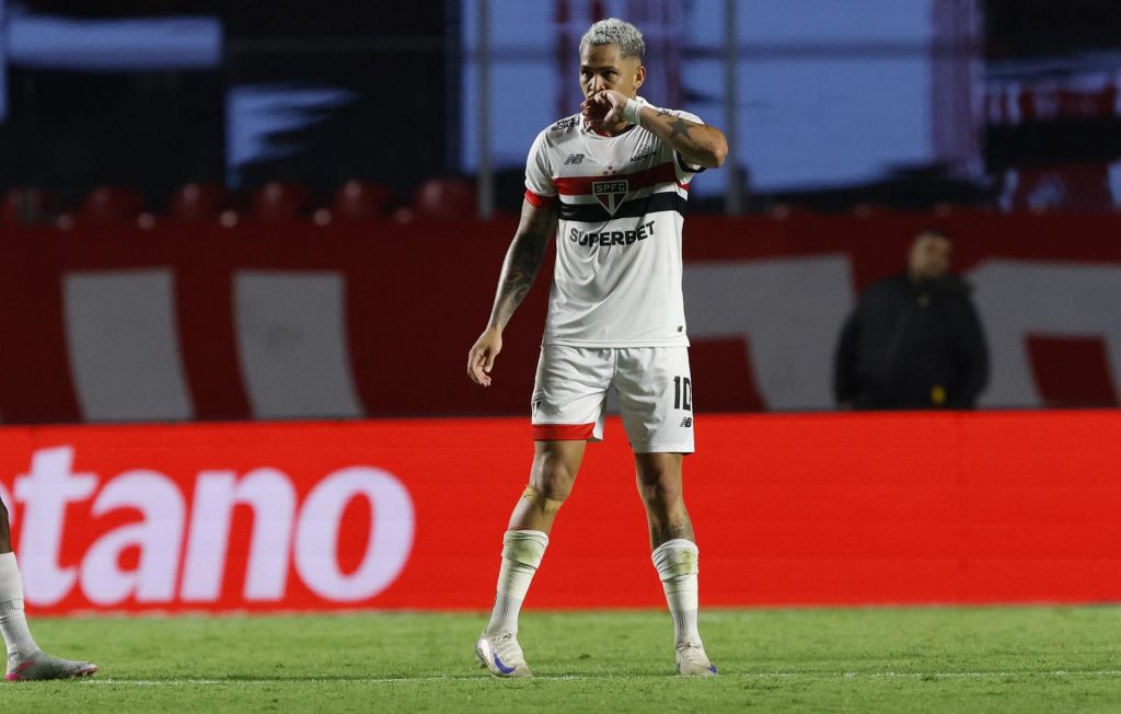 Luciano é o artilheiro do São Paulo em 2024. (Foto: Rubens Chiri/SPFC)