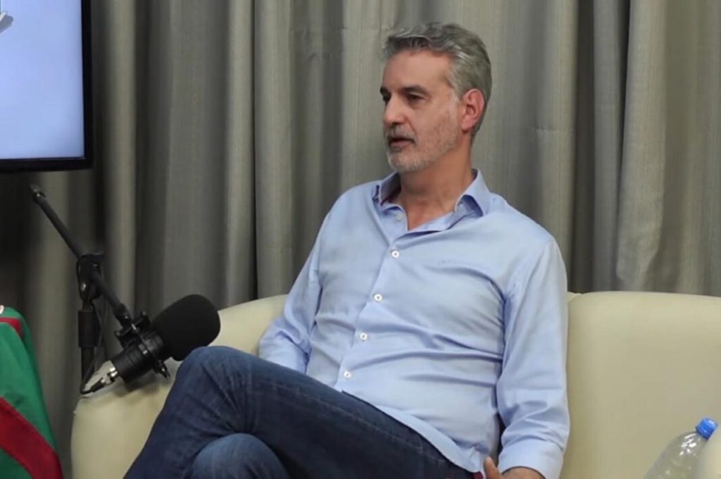 Alex Bourgeois é o presidente da SAF da Portuguesa. (Foto: Reprodução/Lusa TV)