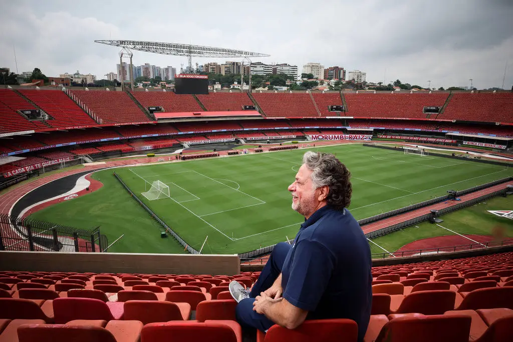 Julio Casares tem mandato até 2026 no São Paulo. (Foto: Reprodução/SPFC)