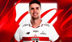Oscar foi anunciado de forma oficial pelo SPFC; Foto: Reprodução/Instagram