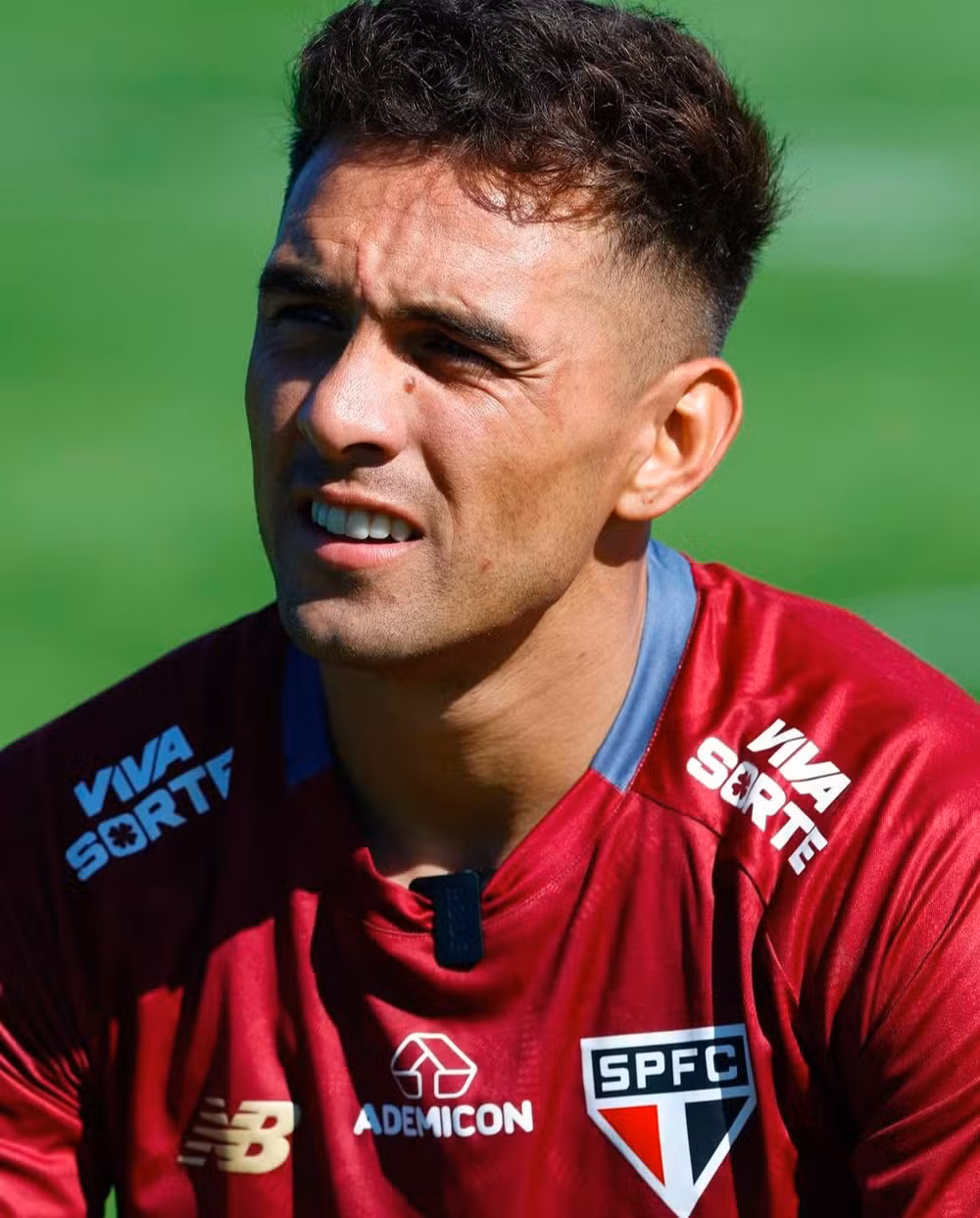 Enzo Díaz pode obrigar São Paulo a contratá-lo em definitivo no final do ano. (Foto: Rubens Chiri/SPFC)