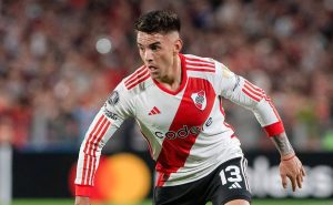 Enzo Díaz está em negociação com o São Paulo. (Foto: X do River Plate)