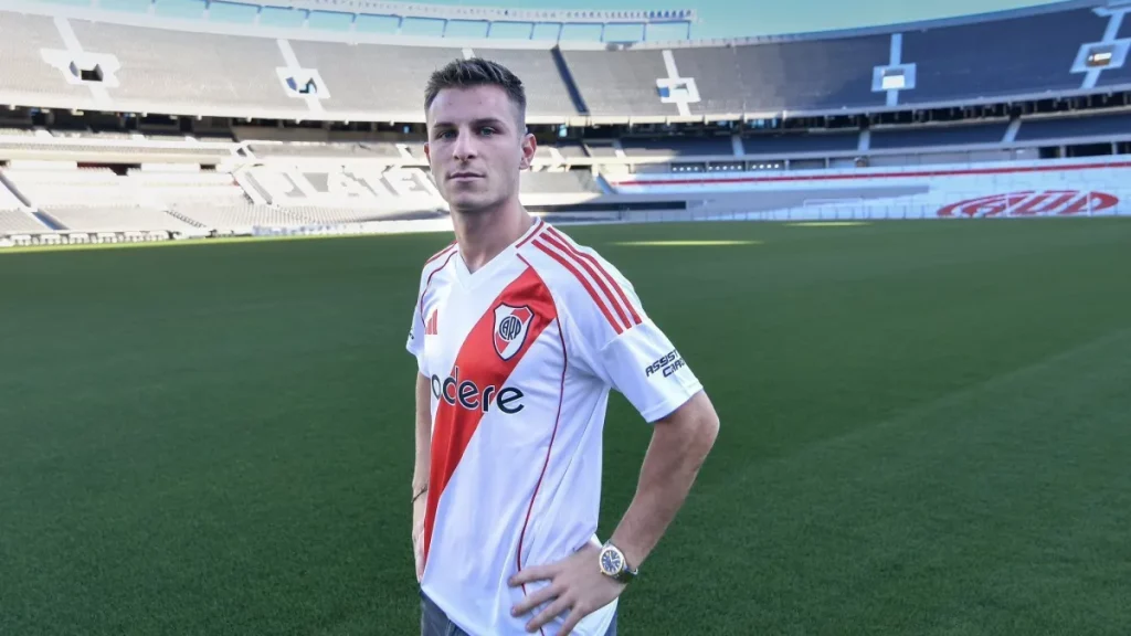 Galoppo é o reforço do River Plate em 2025. (Foto: Reprodução/River Plate)