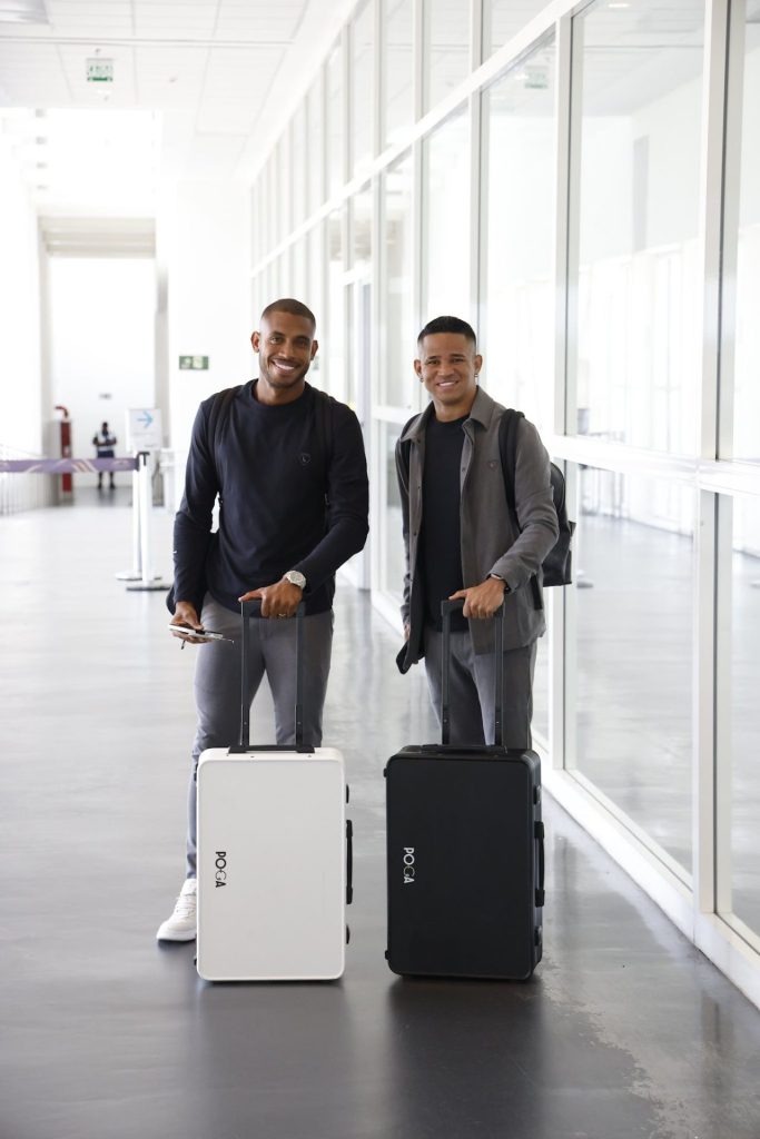 Erick e André Silva indo para o aeroporto - Foto: X do São Paulo FC