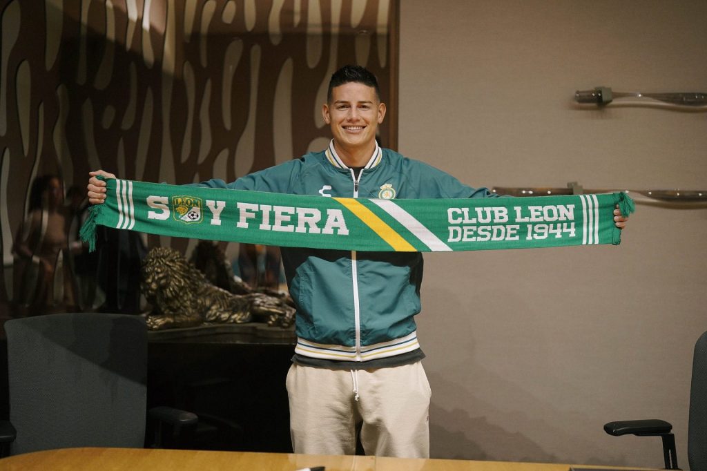 James Rodríguez será reforço do León, do México, depois de não deixar saudade no São Paulo. (Foto: X do León)