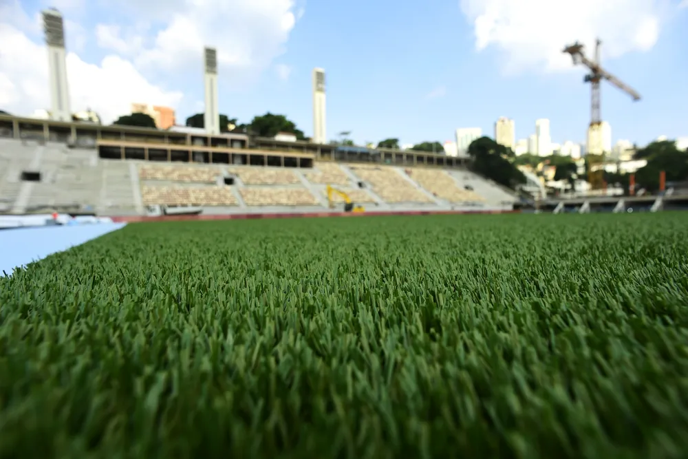 Novo Pacaembu está pronto para a reabertura oficial. (Foto: Marcos Ribolli/ge)
