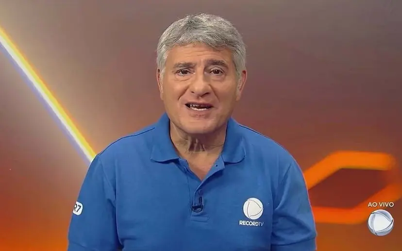 Cléber Machado será o narrador dos jogos do São Paulo na Record TV em 2025. (Foto: Reprodução/Record TV)