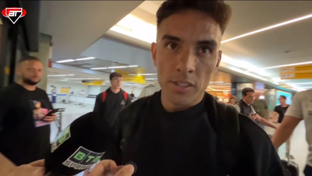 Enzo Diaz é o novo reforço do São Paulo FC. Foto: Reprodução Arquibancada Tricolor