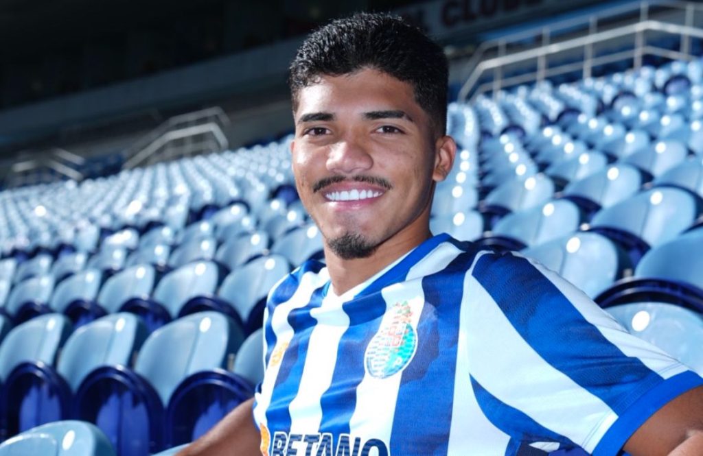 William Gomes é o novo reforço do Porto. Foto: Divulgação/PORTO