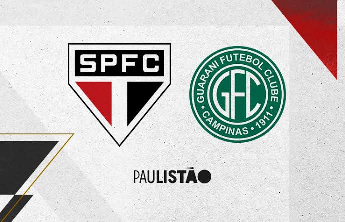 SPFC x Guarani. Foto: Reprodução/SPFC