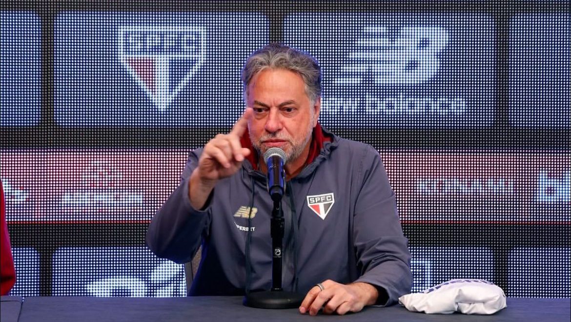 Júlio Casares é o presidente do São Paulo até 2026. Foto: Rubens Chiri