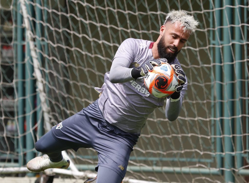 Jandrei tem sido criticado pelo desempenho no São Paulo. (Foto: Rubens Chiri/SPFC)