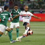 Lucas ficou no banco de reservas no clássico contra o Palmeiras. (Foto: Rubens Chiri/SPFC)