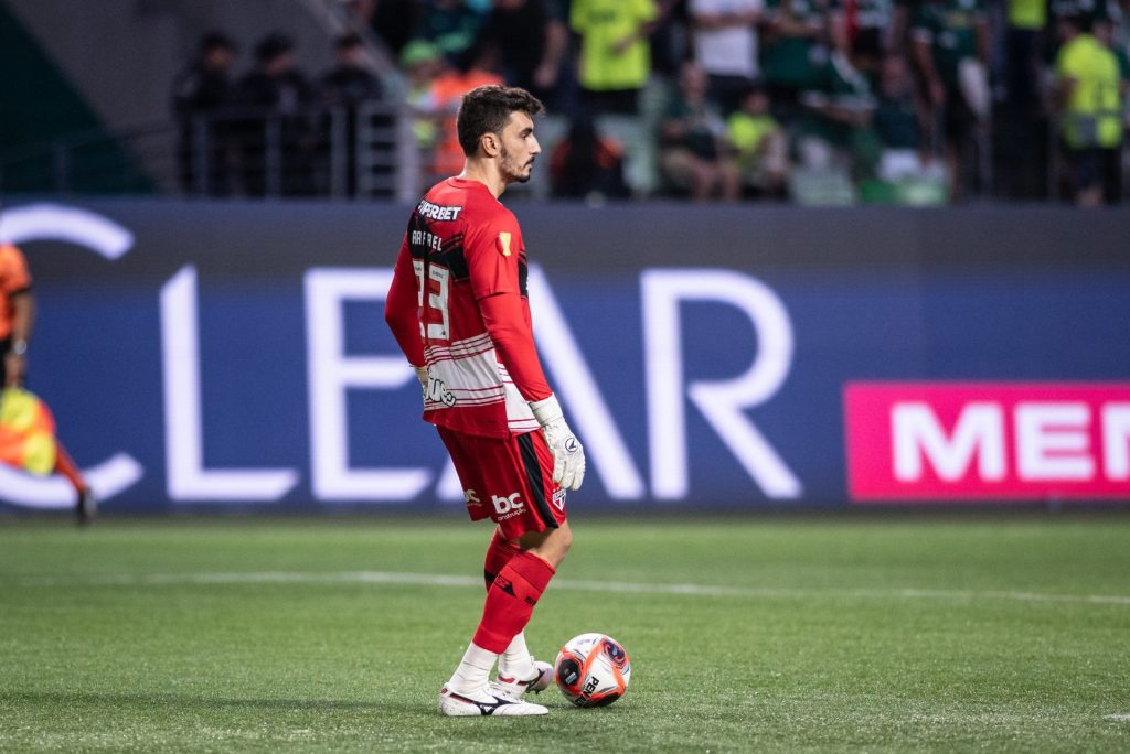 Rafael é titular no gol do São Paulo desde 2023. (Foto: Guilherme Veiga/Ag. Paulistão)