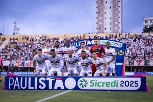 São Paulo tenta o título do Paulistão 2025. (Foto: Victor Monteiro/FPF)