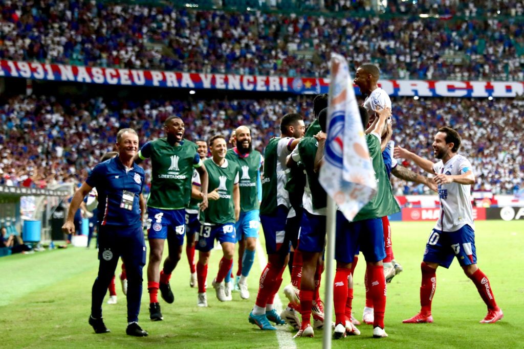 Bahia vence The Strongest e chega à terceira fase da Libertadores. (Foto: X da Libertadores)