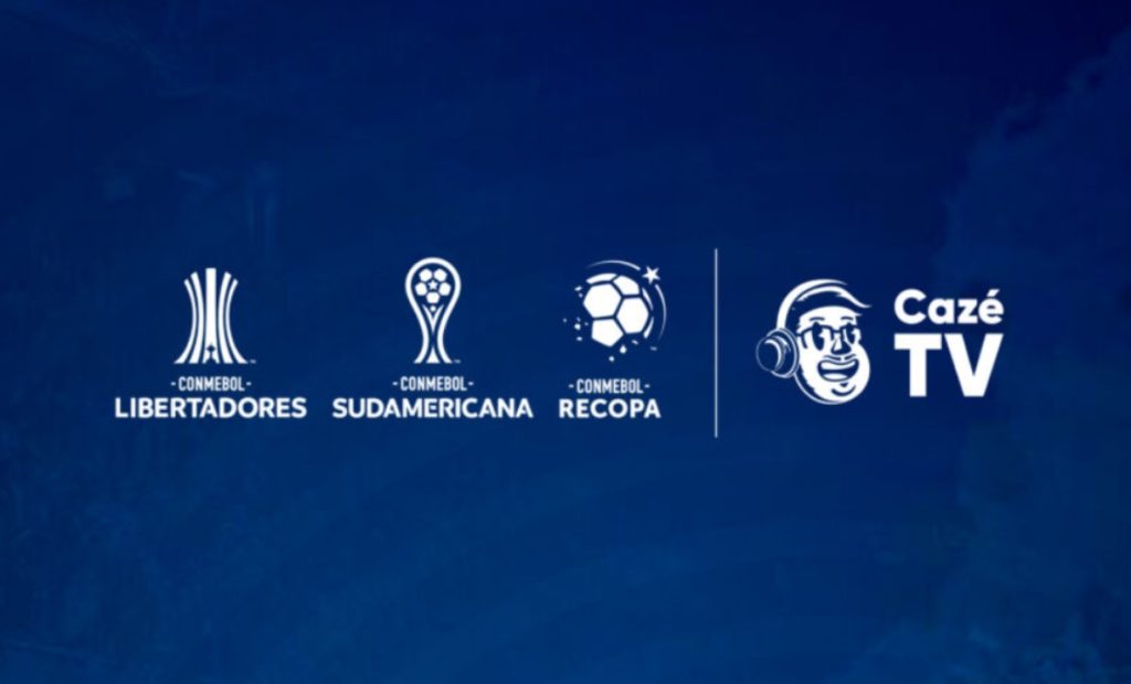 CazéTV compra direitos de transmissão de pacote de melhores momentos da Libertadores, Sul-Americana e Recopa Sul-Americana. (Foto: Reprodução/CazéTV)