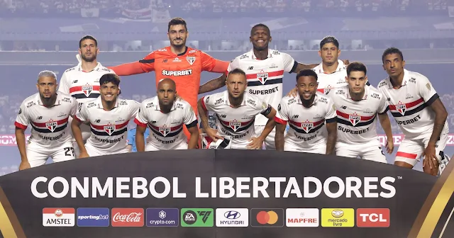 São Paulo vai disputar a Libertadores 2025. (Foto: Rubens Chiri/SPFC)