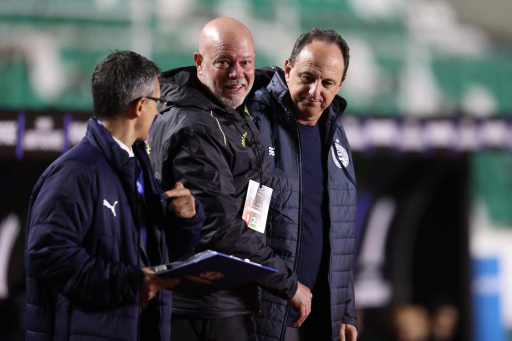 Rogério Ceni estreou na Libertadores com empate pelo Bahia. (Foto: X da Libertadores)