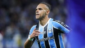 Braithwaite em ação pelo Grêmio. Foto: Maxi Franzo