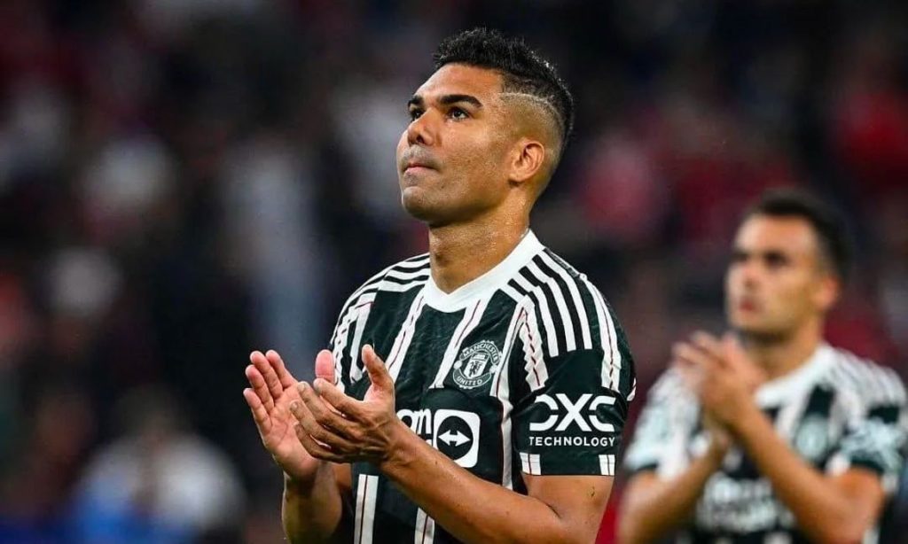 Casemiro, atleta do Manchester United. Foto: Man United/ Reprodução