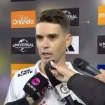 Oscar em entrevista pós jogo. Foto: Reprodução