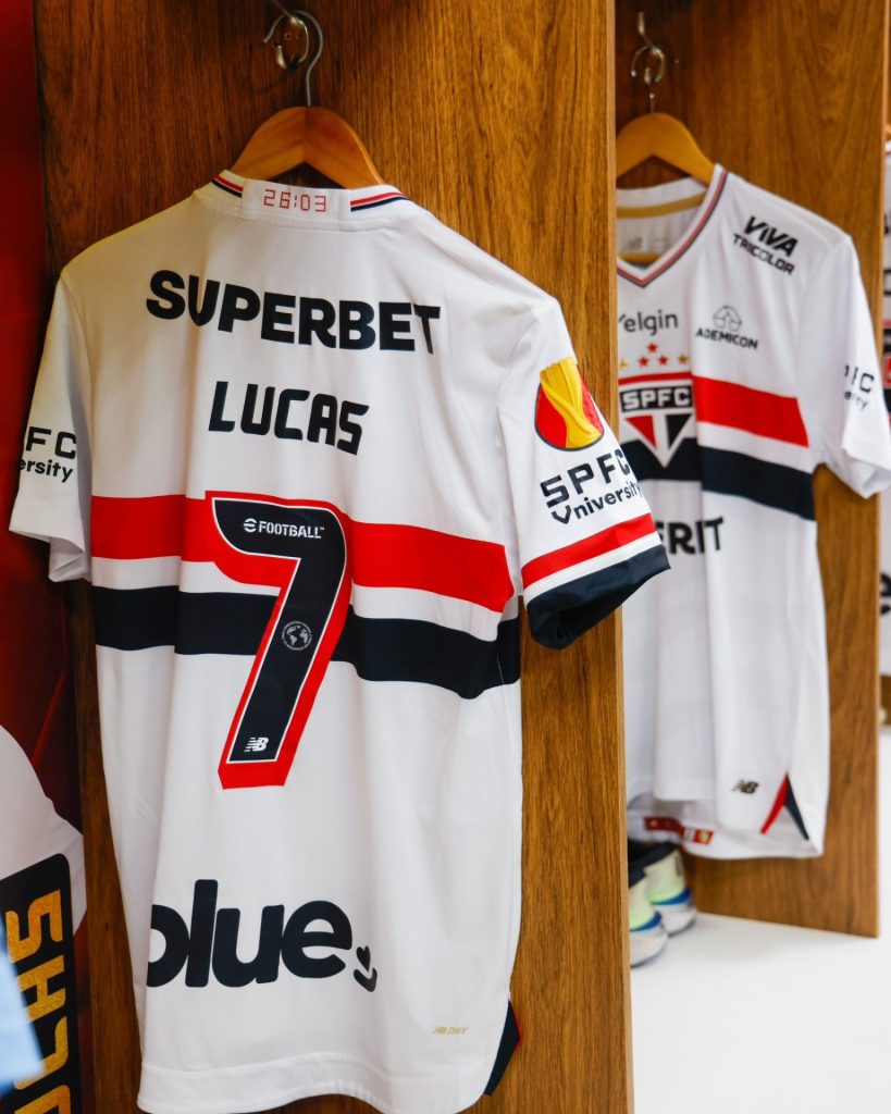 São Paulo enfrenta o Novorizontino com Lucas de titular. (Foto: Rubens Chiri/SPFC)
