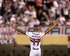 André Silva tem ótimos números pelo São Paulo no Paulistão. (Foto: Victor Monteiro/Ag.Paulistão)