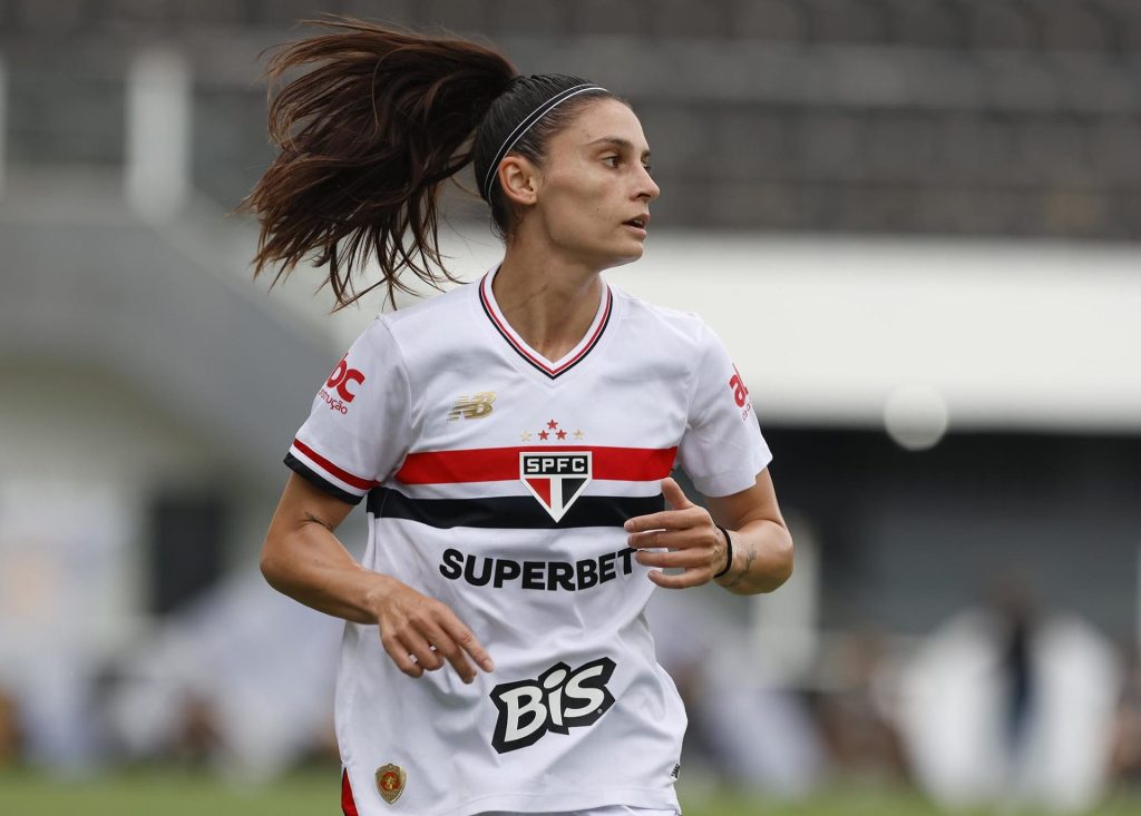 São Paulo vai decidir a Supercopa Feminina contra o Corinthians. (Foto: Rubens Chiri/SPFC)