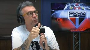 Craque Neto comenta sobre o São Paulo. (Foto: Reprodução/TV Bandeirantes)