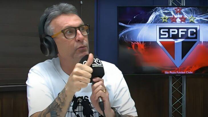 Craque Neto comenta sobre o São Paulo. (Foto: Reprodução/TV Bandeirantes)