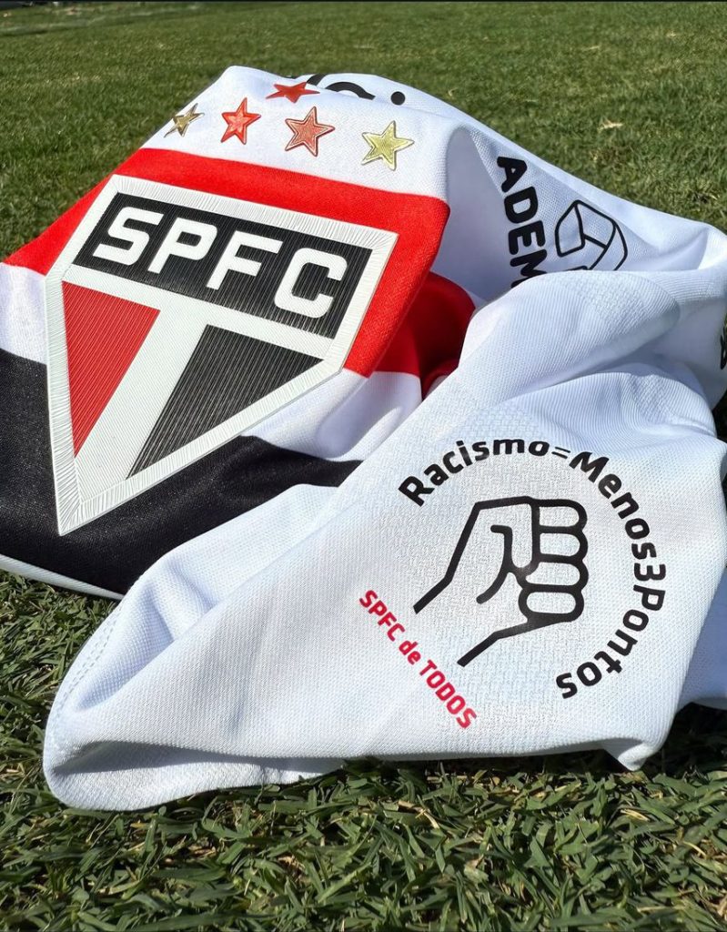 São Paulo vai promover campanha contra o racismo. (Foto: X do SPFC)