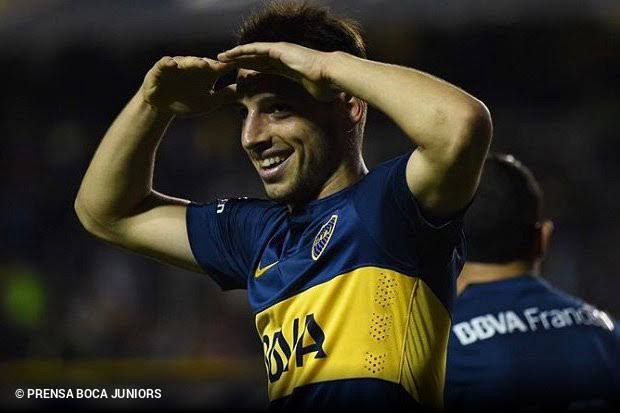 Calleri em ação no Boca Juniors. Foto: Reprodução