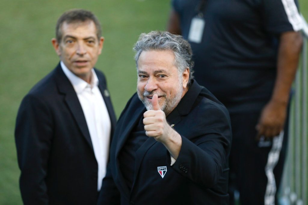 Júlio Casares é o presidente do SPFC. Foto: Divulgação.