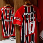 São Paulo escalado para enfrentar o Cruzeiro com camisa nova. (Foto: X do SPFC)