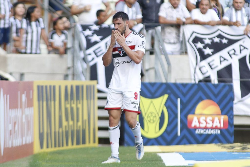 São Paulo não vence o Ceará no Castelão desde 2022. (Foto: Miguel Schincariol/SPFC)