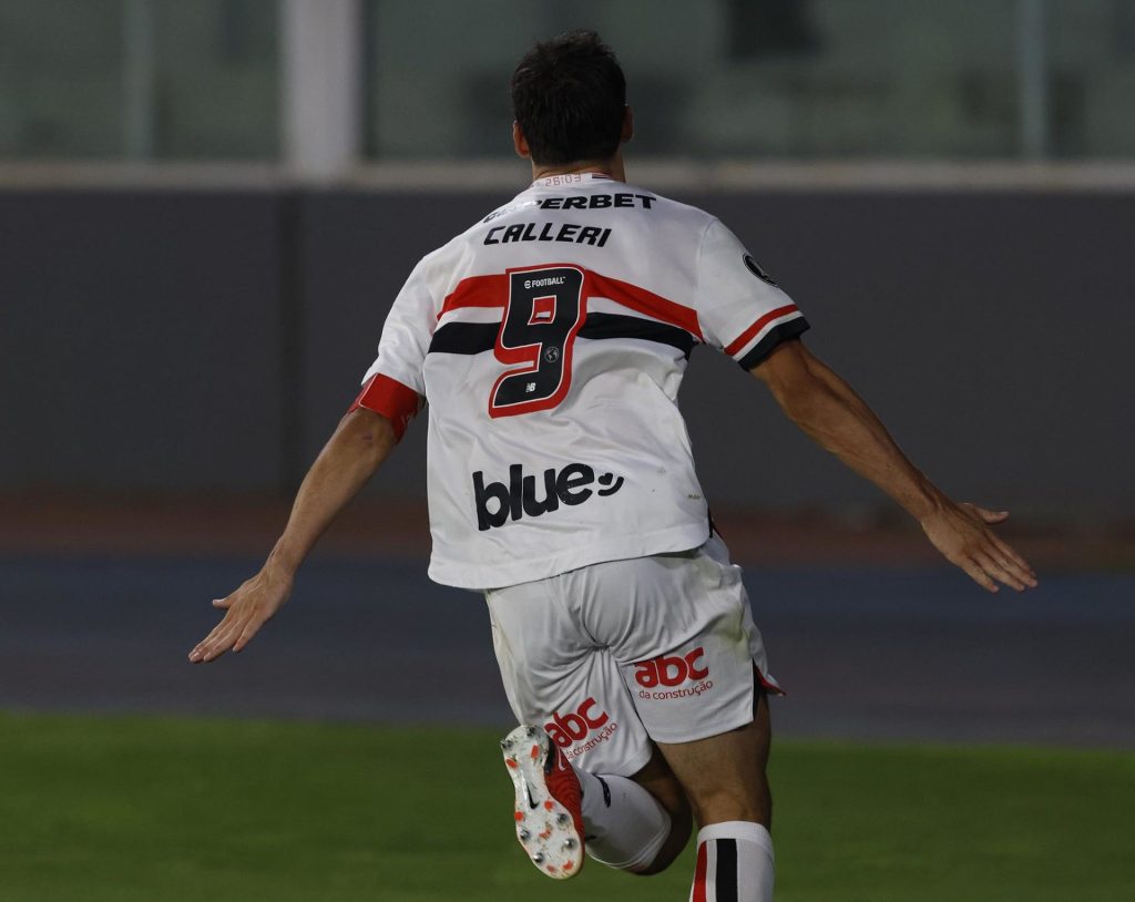 Calleri é o maior artilheiro do São Paulo na Libertadores. (Foto: Rubens Chiri/SPFC)