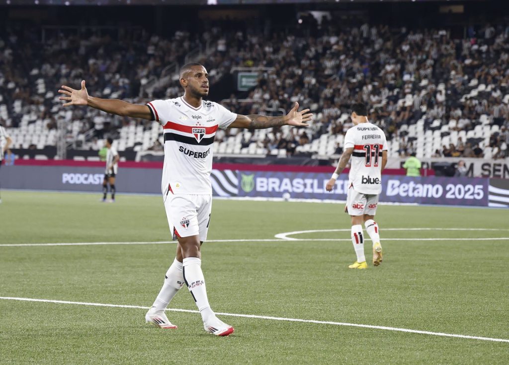 André Silva marcou de novo pelo São Paulo. (Foto: Rubens Chiri/SPFC)