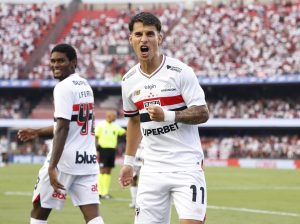 Ferreirinha vira peça-chave no ataque do São Paulo. (Foto: Rubens Chiri/SPFC)