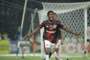 Lucas Ferreira marca, e São Paulo vence o Libertad no Paraguai. (Foto: X da Libertadores)