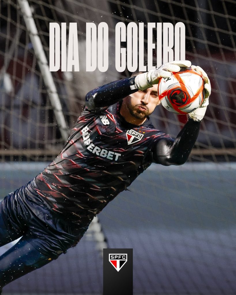 Tricolor presta homenagem no Dia do Goleiro. (Foto: X do SPFC)
