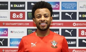 Welington deixou o São Paulo para jogar no Southampton. (Foto: X do Southampton)
