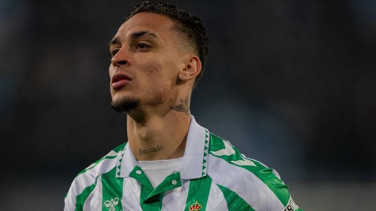 Antony, jogador do Real Betis. Foto; Reprodução/ Real Betis
