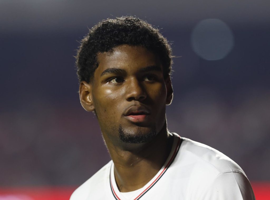 Lucas Ferreira é uma das joias do São Paulo. (Foto: Rubens Chiri/SPFC)