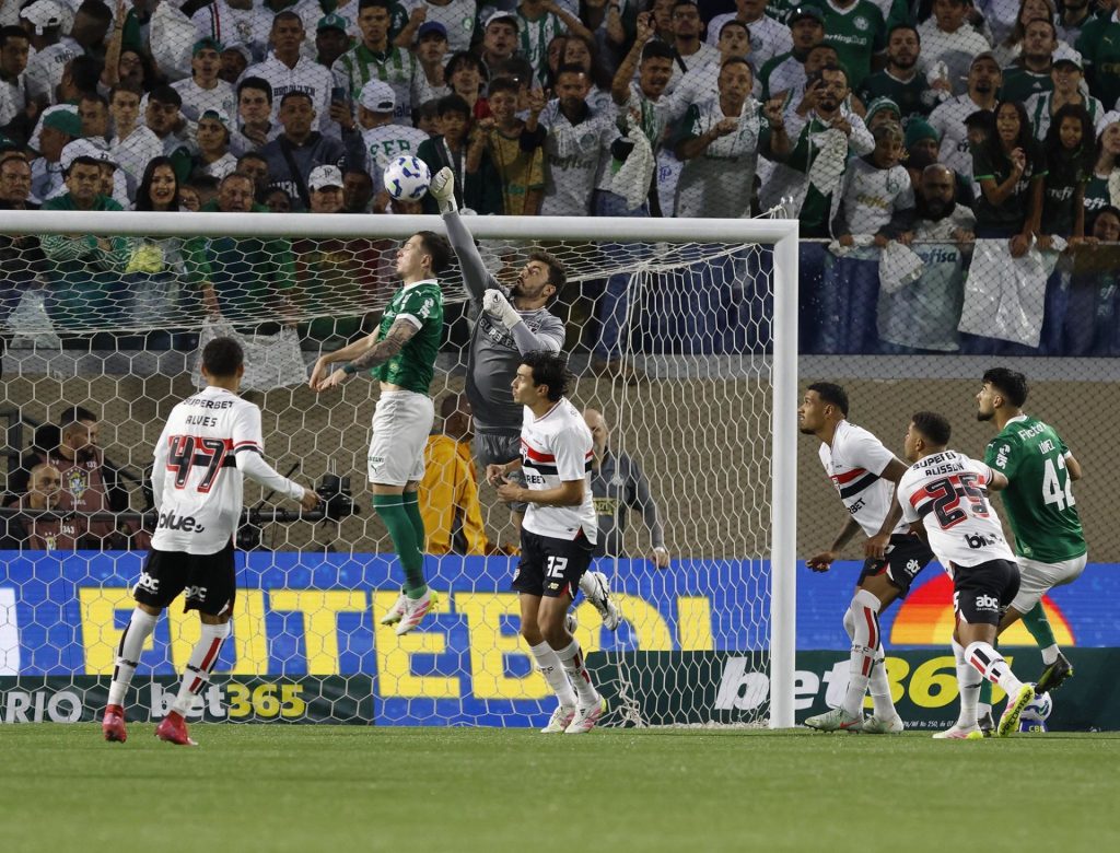 São Paulo perde do Palmeiras no Arena Barueri. (Foto: Rubens Chiri/SPFC)
