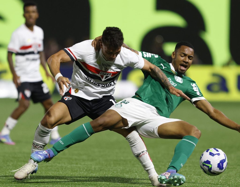 São Paulo perde do Palmeiras pelo Brasileirão. (Foto: Rubens Chiri/SPFC)