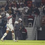 André é o titular no ataque do São Paulo. (Foto: Rubens Chiri e Paulo Pinto/SPFC)